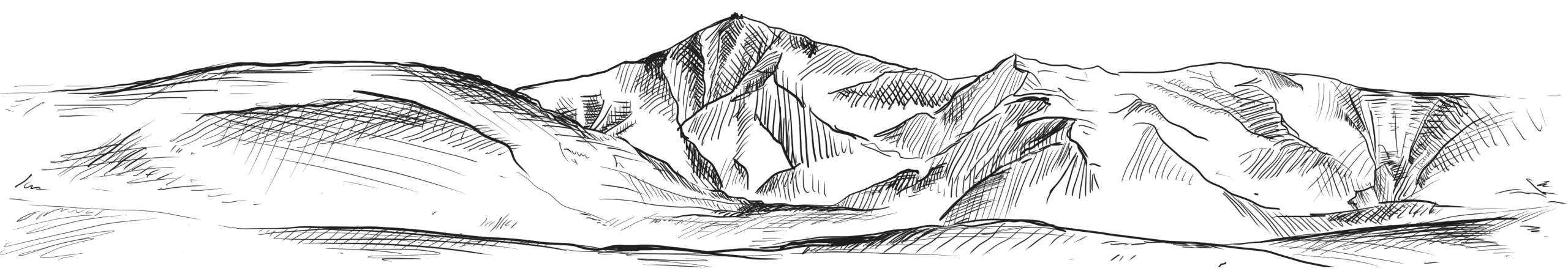 Skica panoramatu Kkonoše