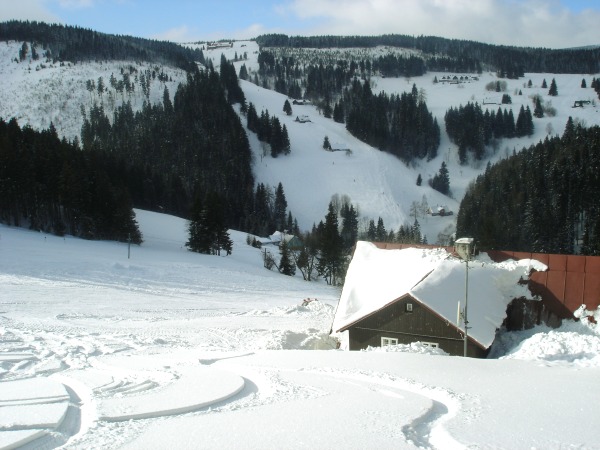 Javoří valley in winter